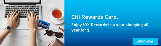 citi rewards shopping