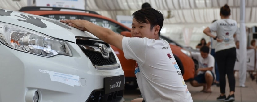 Contestant at the 2015 Subaru Challenge. Photo source: Channel News Asia