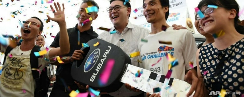 Vietnamese national Nguyen Phuoc Huynh was the winner of the 2016 Subaru Challenge. Photo source: Channel News Asia