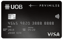 UOB PRVIMILES Visa Card