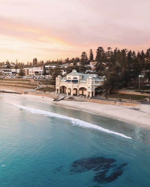 beach attractions in perth for sunset watching