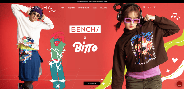 Bench, Online Shop  Shopee Philippines