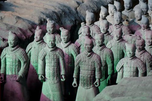 china’s enigmatic terracotta army are well preserved throughout the years