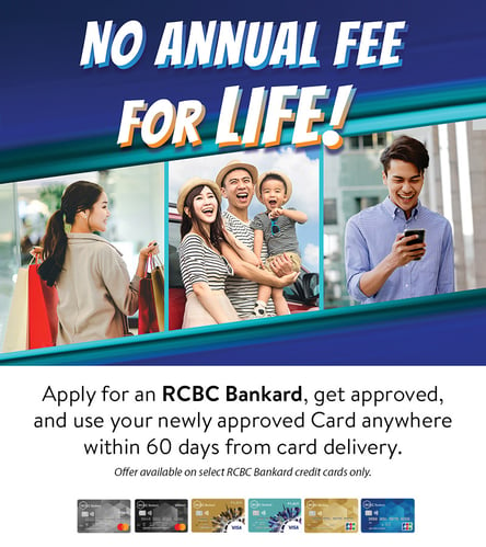 credit card welcome gift - rcbc_no_annual_fee_for_life