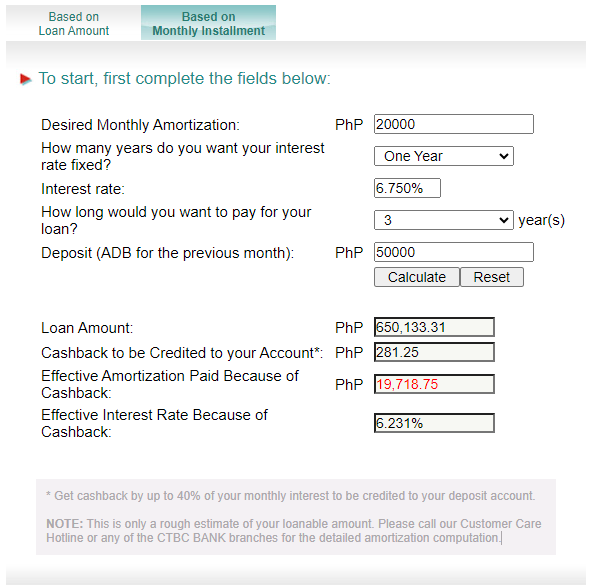 ctbc personal loan online application - online loan calculator