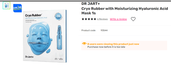 dr jart mask