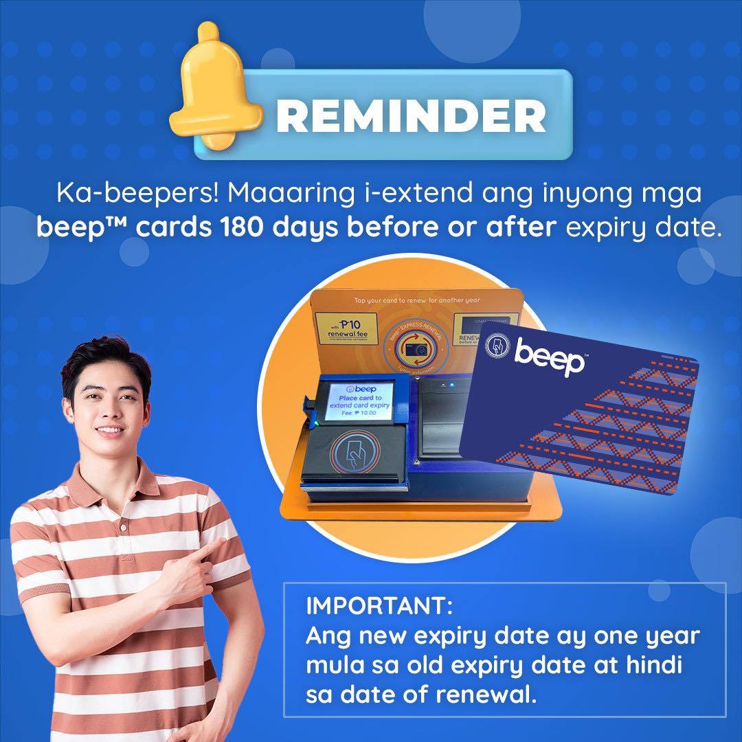 where to buy beep card - extending beep card validity