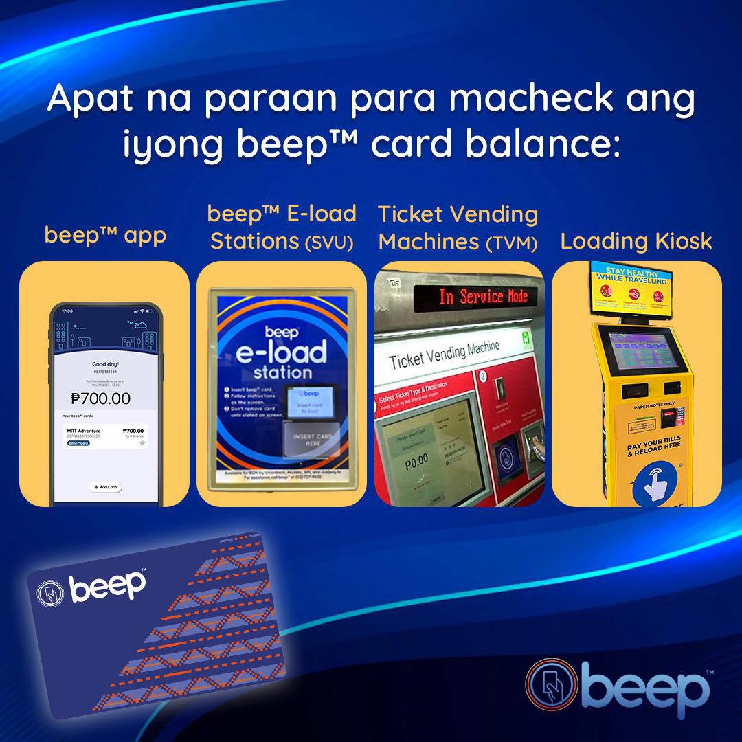 where to buy beep card - how to check beep card balance