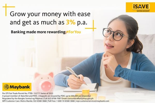 savings account with no maintaining balance - isave