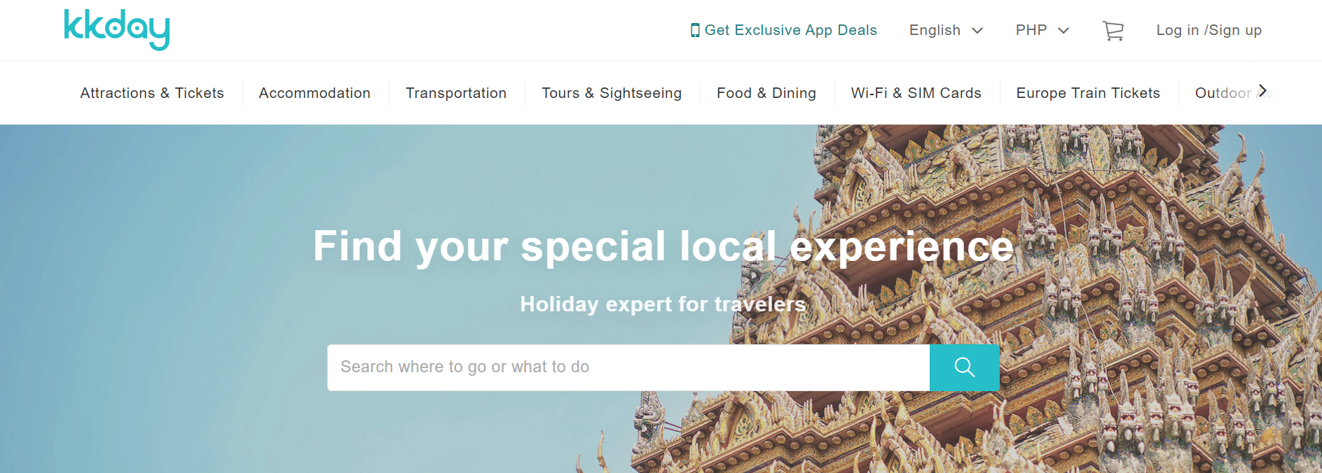 travel websites in the philippines - kkday