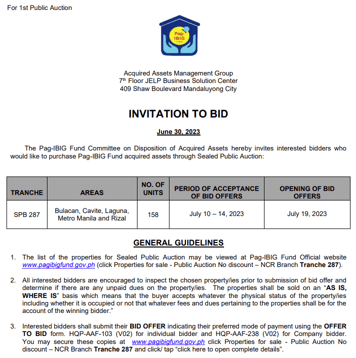 list of pag-ibig foreclosed properties 2023