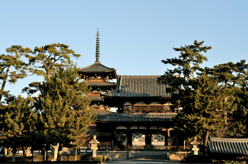 one of nara’s main attractions includes a visit to horyuji temple