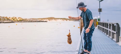 outdoor fishing at perth’s attraction in bicton