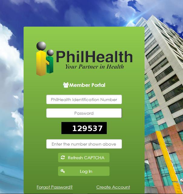 philhealth online registration - how to create member portal account