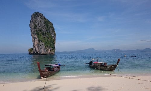 private beach picnic on poda island, an activity for couples in krabi