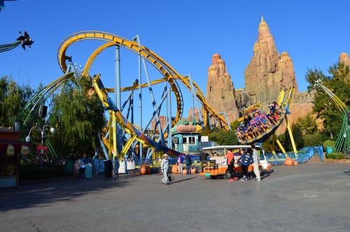 roller coaster at happy beijing