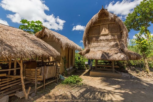 sade village, a tourist attraction in lombok