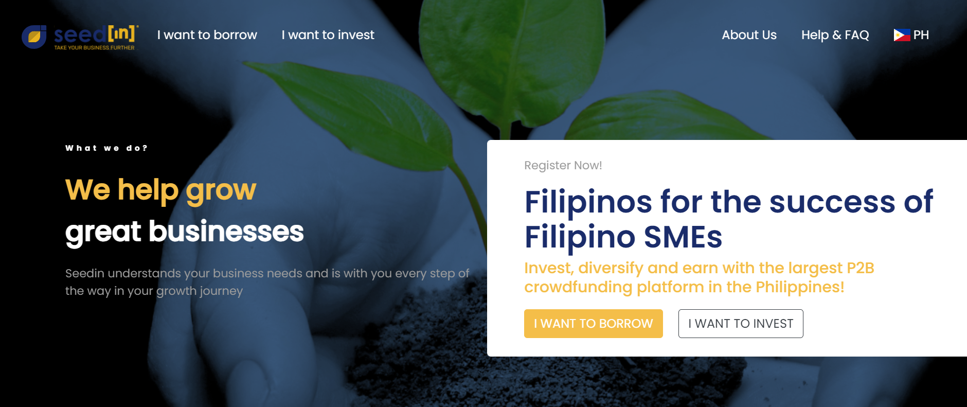crowdfunding platforms philippines - seedin
