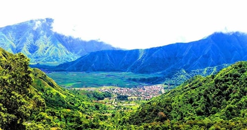 sembalun village, one of the attractions in lombok