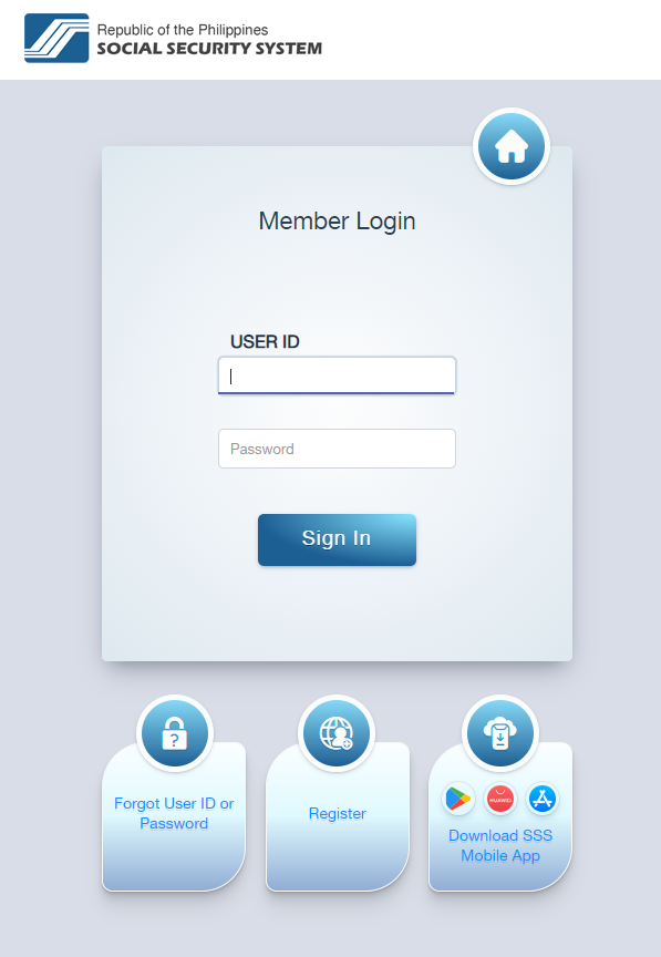 how to register sss member online - sss online registration page