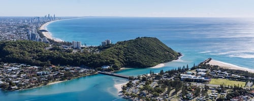 tallebudgera creek is a popular gold coast attraction among visitors who love the outdoors