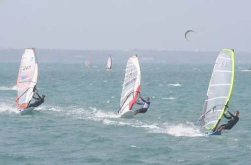 windsurfing in Penghu
