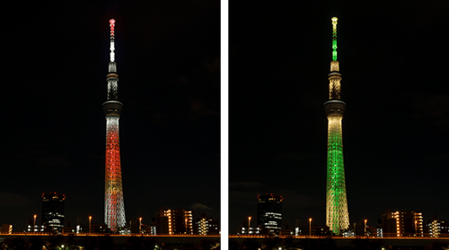 東京聖誕燈飾 晴空塔