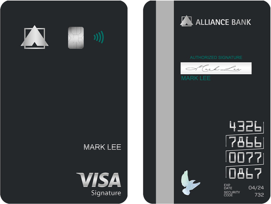 Alliance Bank Visa Signature Credit Card