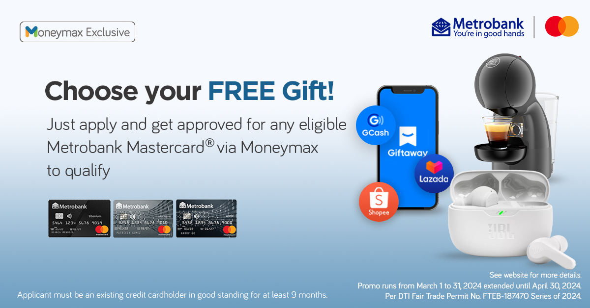 moneymax metrobank welcome gift | Moneymax