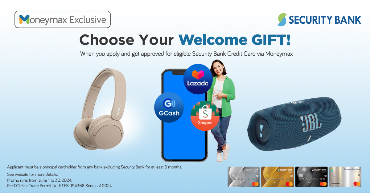 Security Bank Welcome Gift: Get a Free Music Gadget or Cash Credits