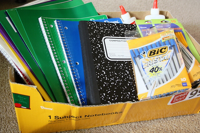 buying school supplies tips - Recycle Old School Supplies