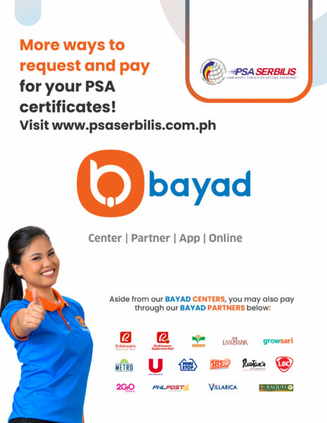 PSA online application - how to pay psa serbilis in bayad center