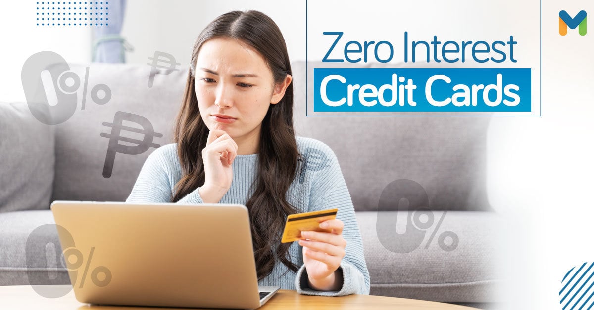 zero interest credit cards in the Philippines | Moneymax