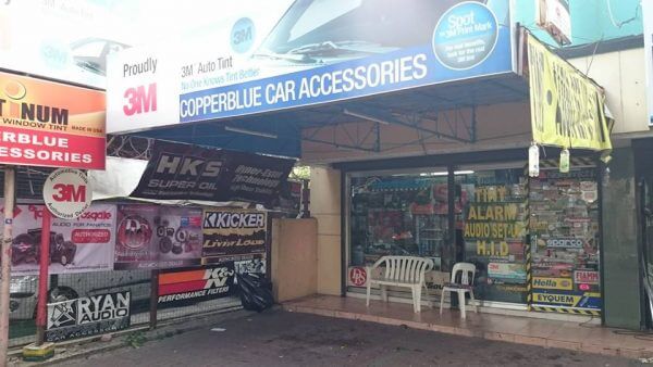car accessories shop - copperblue