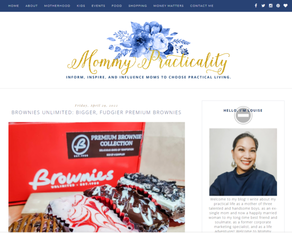 mommy bloggers in the philippines -Louise Fandino of Mommy Practicality