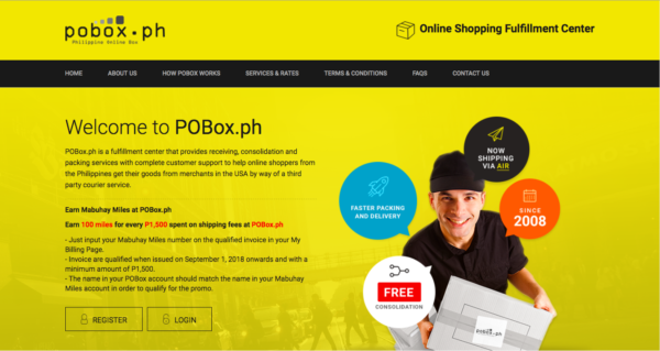 international shipping companies - pobox.ph