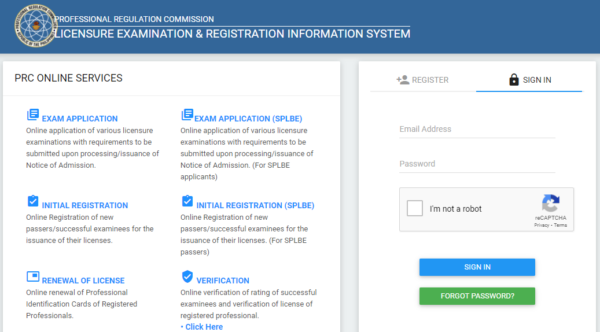 How To Get Prc License Online