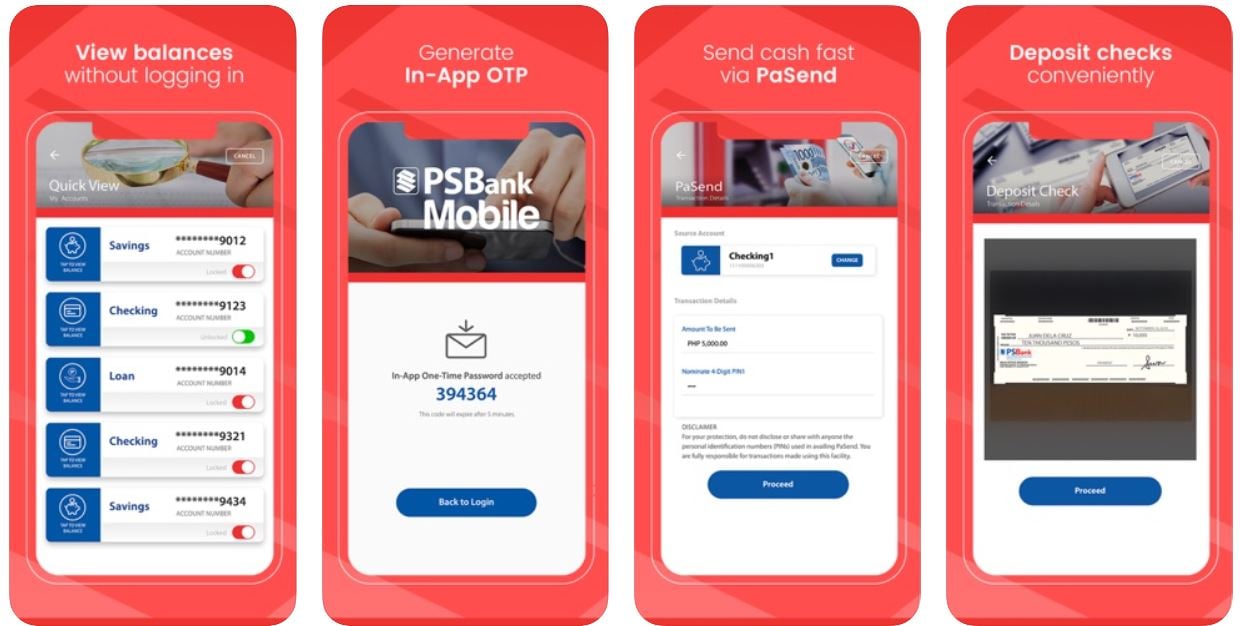 online or mobile banking - psbank app