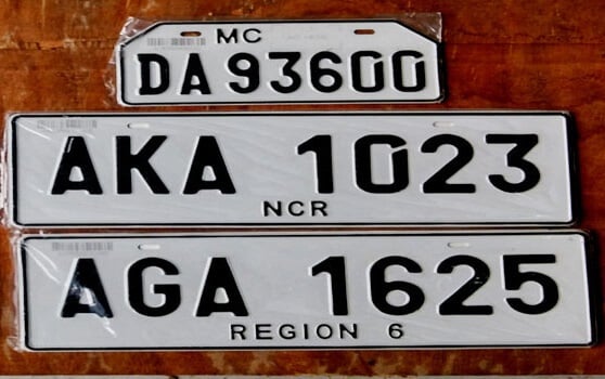 lto plate number - license plate is permanent