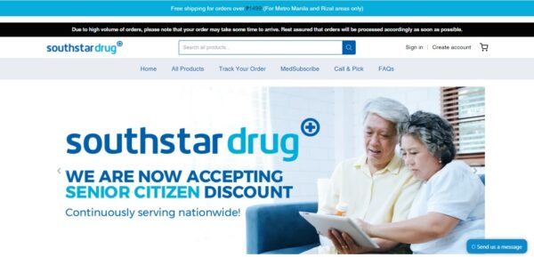 Medicine Delivery in the Philippines - Southstar Drug