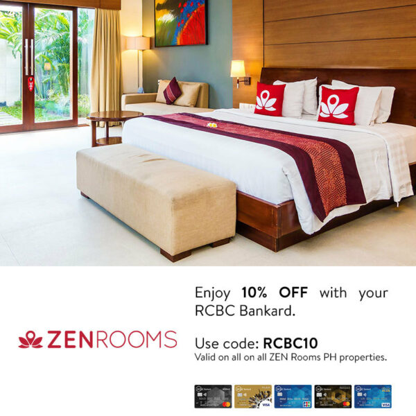 credit card promos - 10% Discount at ZEN Rooms PH
