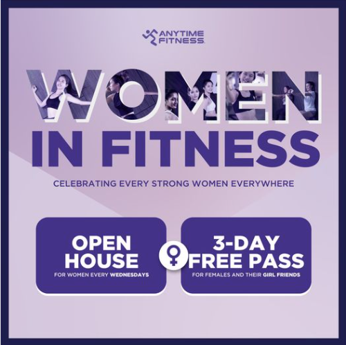 women's month sale - anytime fitness