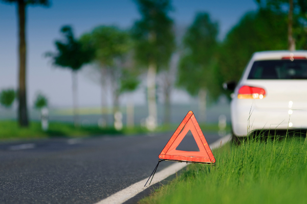 car broke down - pull over to the side away from traffic car broke down - pull over to the side away from traffic
