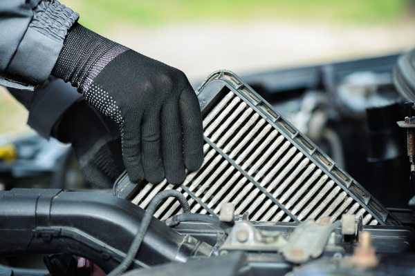 how to save gas while driving - clogged air filter