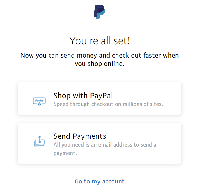 how to use paypal - all set