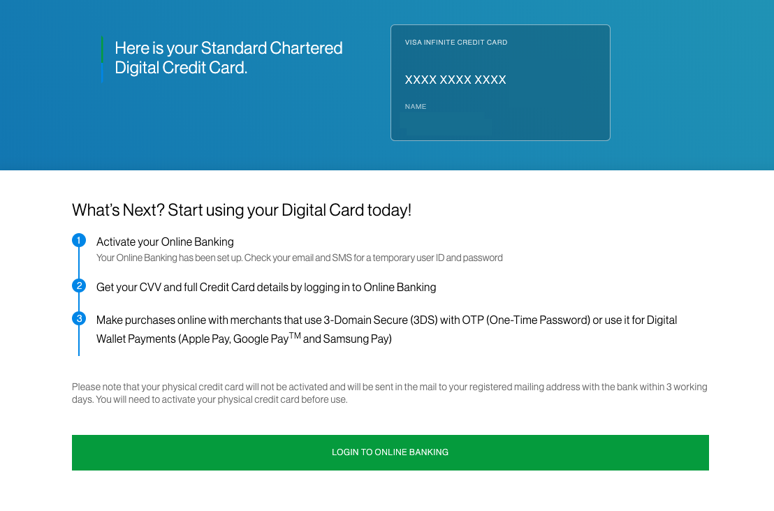 Get Instant Credit Card Approval with Standard Chartered Bank | SingSaver