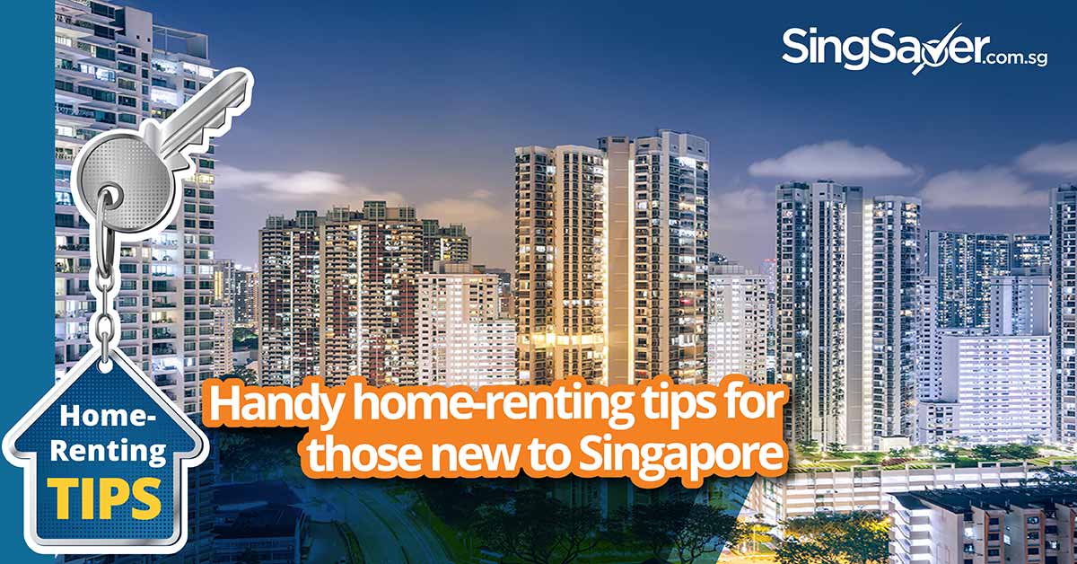 buildings and homes in singapore at night - SingSaver