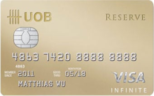 UOB Reserve - The Four Most Exclusive Credit Cards in Singapore | SingSaver