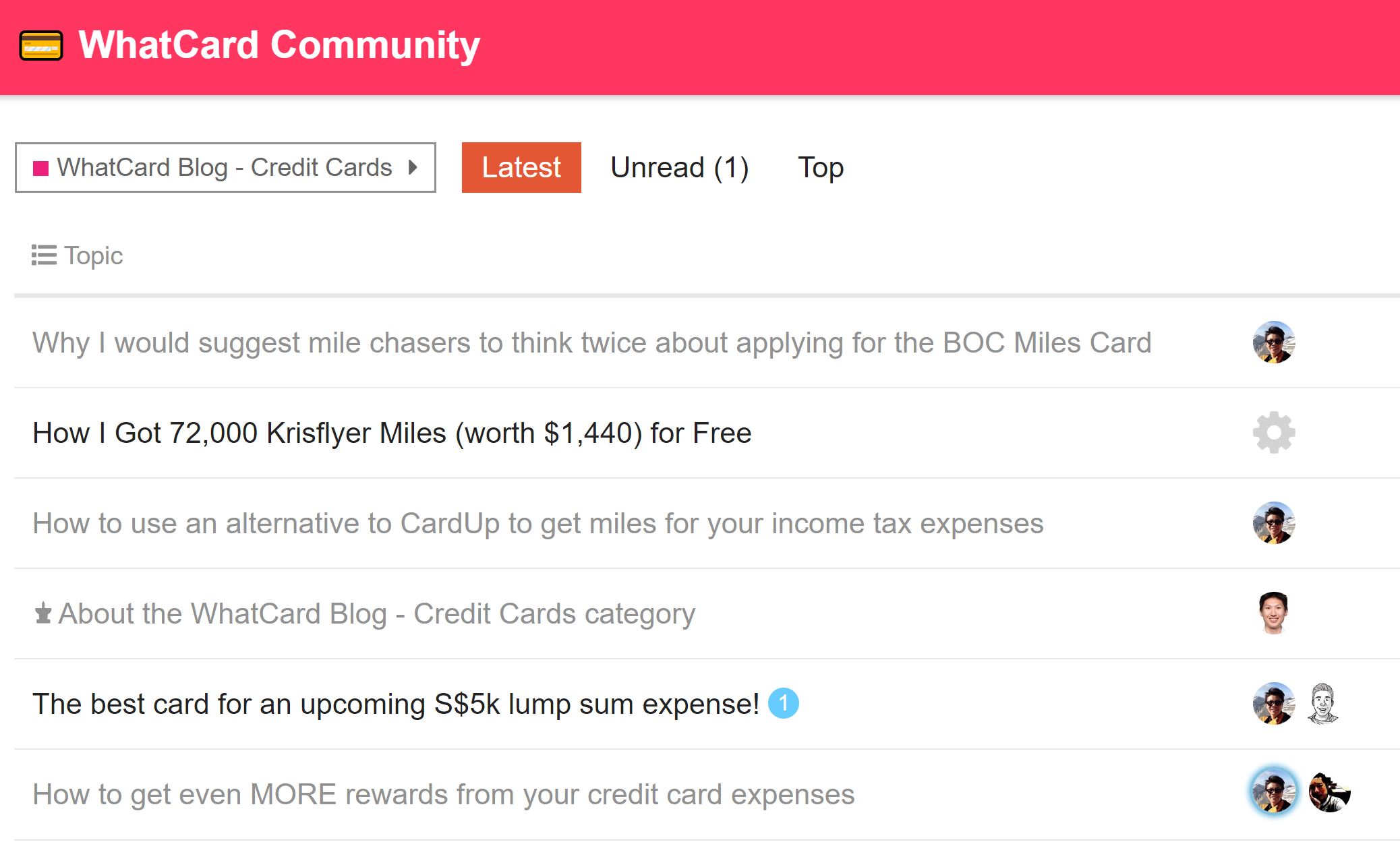 whatcard community